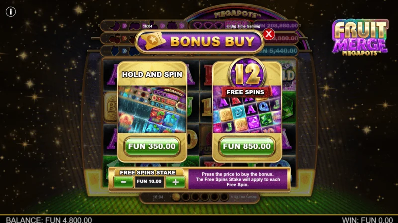 Fruit Merge Megapots – Bonus Buy langas